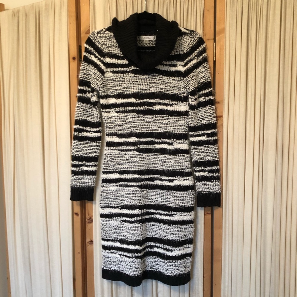 Calvin Klein sweater dress.
